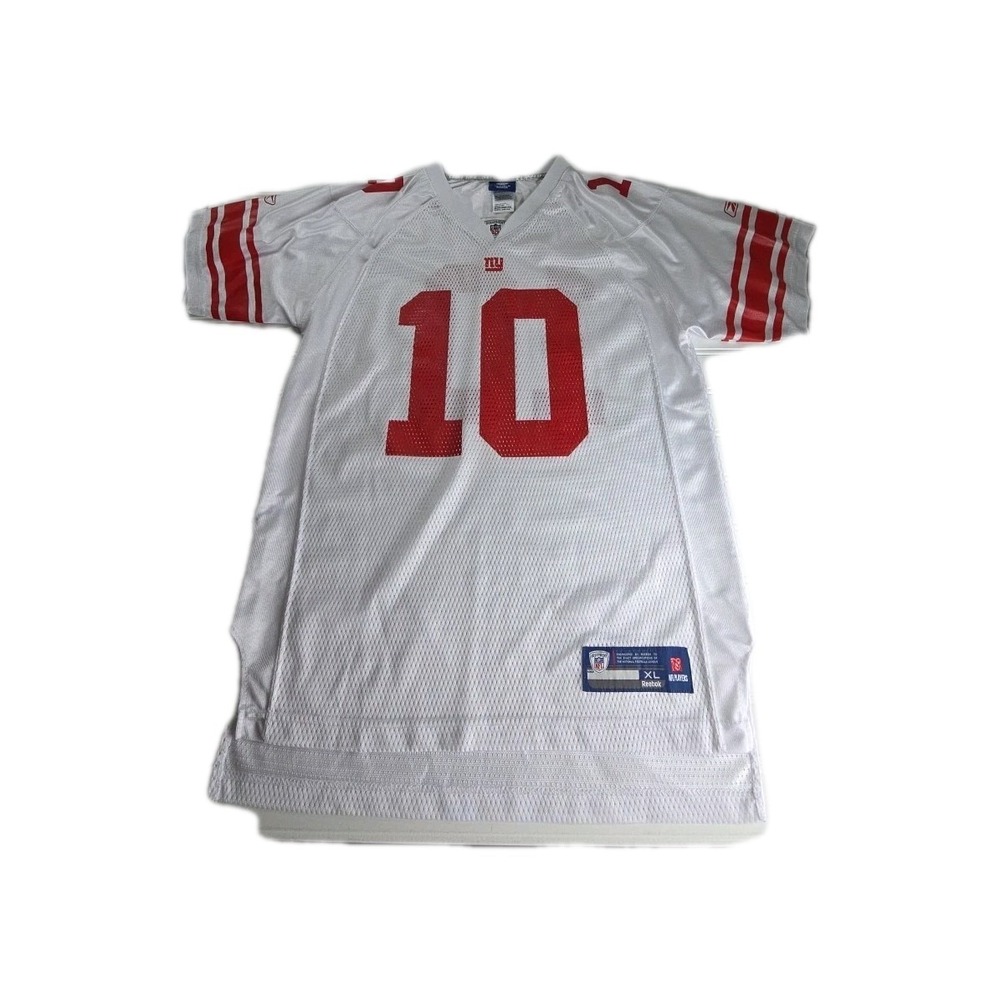 NY GIANTS Eli MANNING #10 REEBOK On-Field YOUTH Football Jersey size XL 18-20